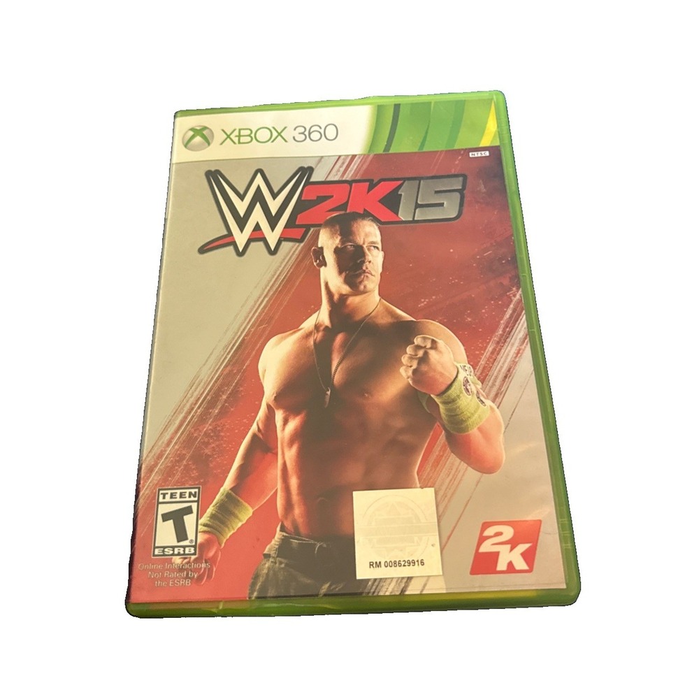 WWE 2K15 (Microsoft Xbox 360, 2014) Complete w/ Manual